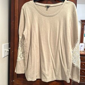 Sleeve detail sweater